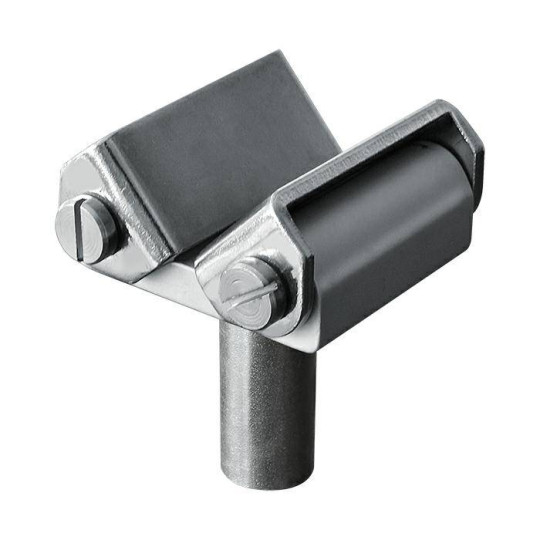 Pryzma do rur z prętem mocującym 22 mm gwint M8M6, stal ocynkowana, do stołu spawalniczego - PIHER P19112