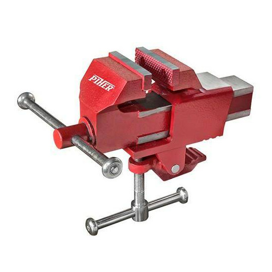 Imadło ślusarskie przenośne 6,5 cm H-4,5 cm I-10 cm grubość blatu do montażu min. 20 mm maks. 52 mm - PIHER P55007