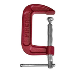 Zacisk ślusarski typu G 5x2,5 cm maks. nacisk 600 kg - PIHER P55405