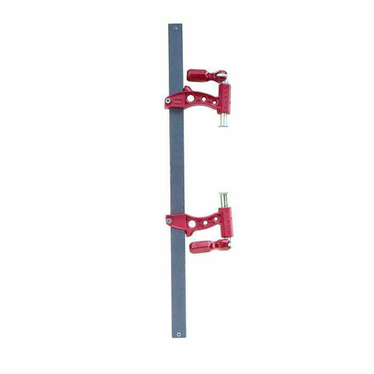 Ścisk stolarski / spawalniczy Maxipress odwr&oacute;cony F120 max. siła nacisku 900 kg , ramię 12 cm, szyna 35x8 mm - PIHER P60512