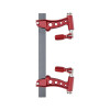 Ścisk stolarski / spawalniczy Maxipress odwr&oacute;cony R120 max. siła nacisku 1000 kg , ramię 16 cm, szyna 40x10 mm - PIHER P61512