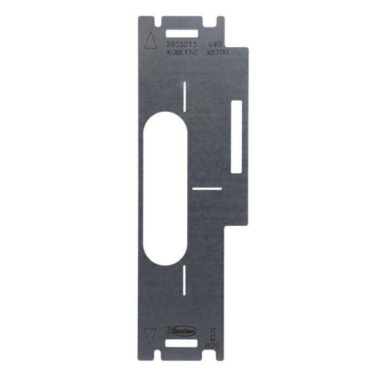 2935215 Szablon Kubica K6700CEMOM E80 G40F20 do FR129VB - VIRUTEX