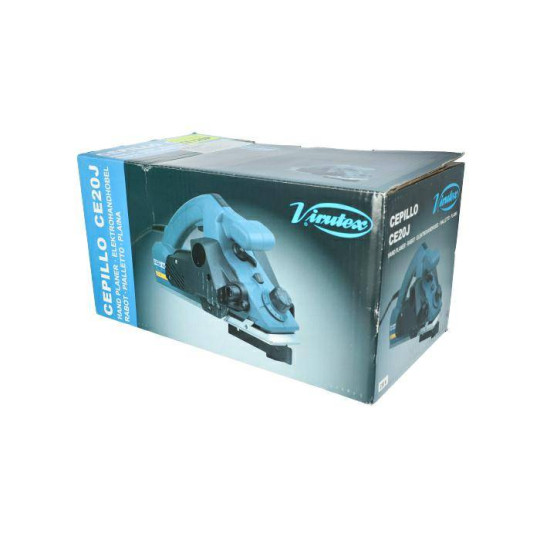 CE120P Strug ręczny 750W 82mm 13000 RPM gł.strug. 0-4mm gł.wręg. 25 mm 3,8 kg - VIRUTEX