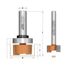 Frez do płaszczyzn z górnym łożyskiem