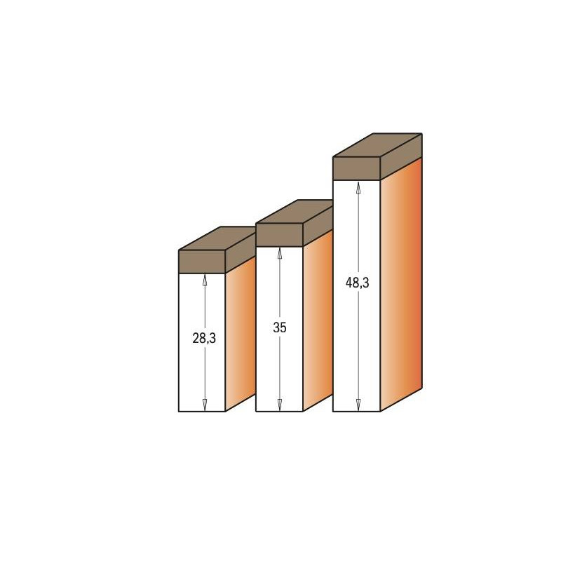 Frez prosty na płytki wymienne