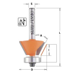 Frez do ukosowania z łożyskiem