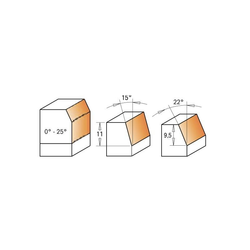 809.016.11 Frez HM A-15D-18,5I-12,7 S-6,35 Z2 CMT