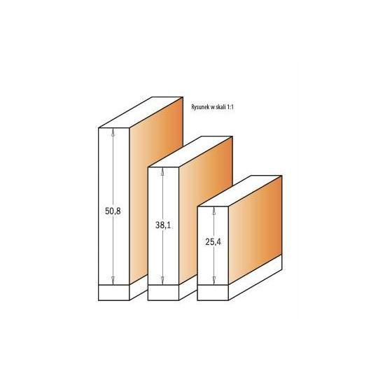 Frez prosty z dolnym łożyskiem