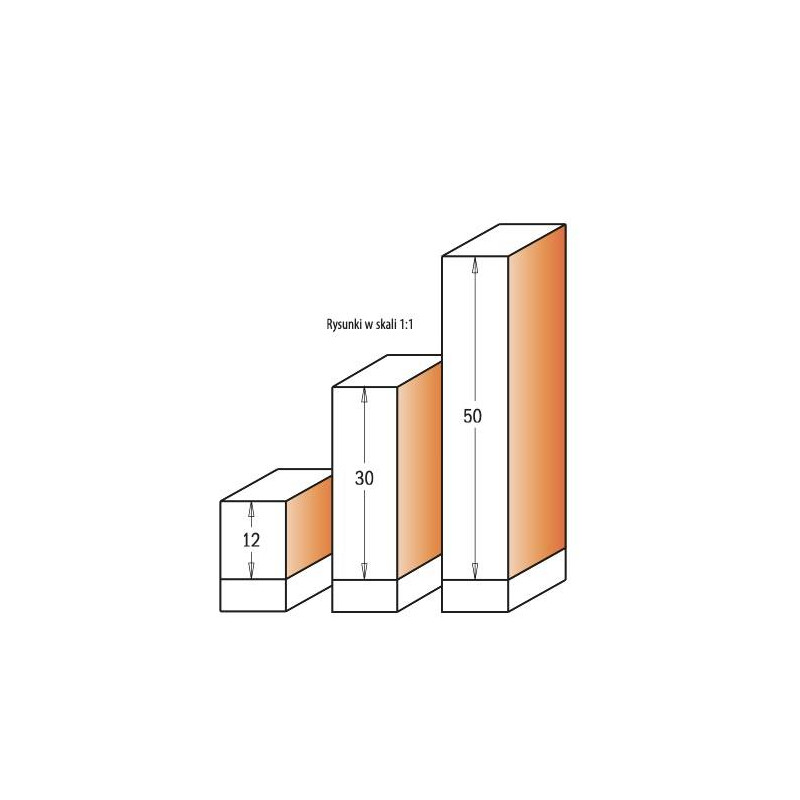 Frez prosty na płytki wymienne