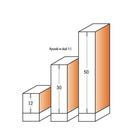 Frez prosty na płytki wymienne