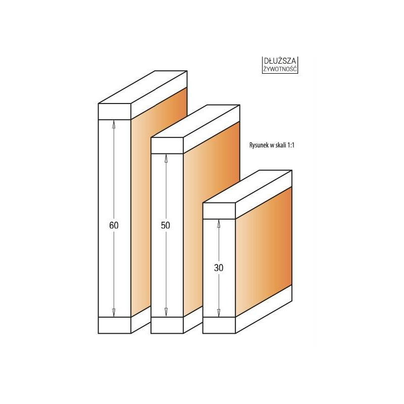 Frez prosty na płytki wymienne z podw&oacute;jnym łożyskiem
