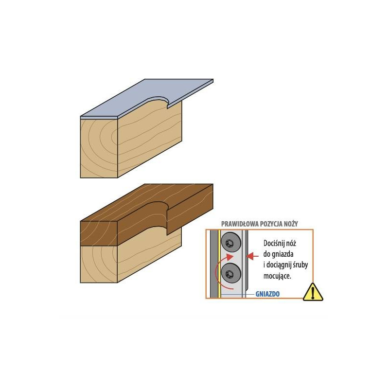 Frez prosty na płytki wymienne z podw&oacute;jnym łożyskiem