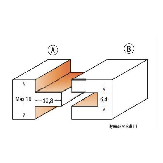 Zestaw do łączenia na pi&oacute;ro i wpust