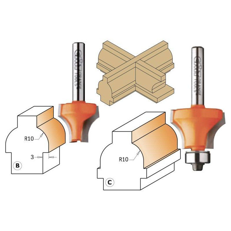 Frez do listew dzielących - &bdquo;szpros&oacute;w&rdquo;
