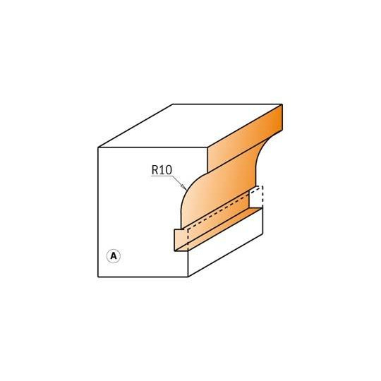 Zestaw frez&oacute;w do listew dzielących- &bdquo;szpros&oacute;w&rdquo;