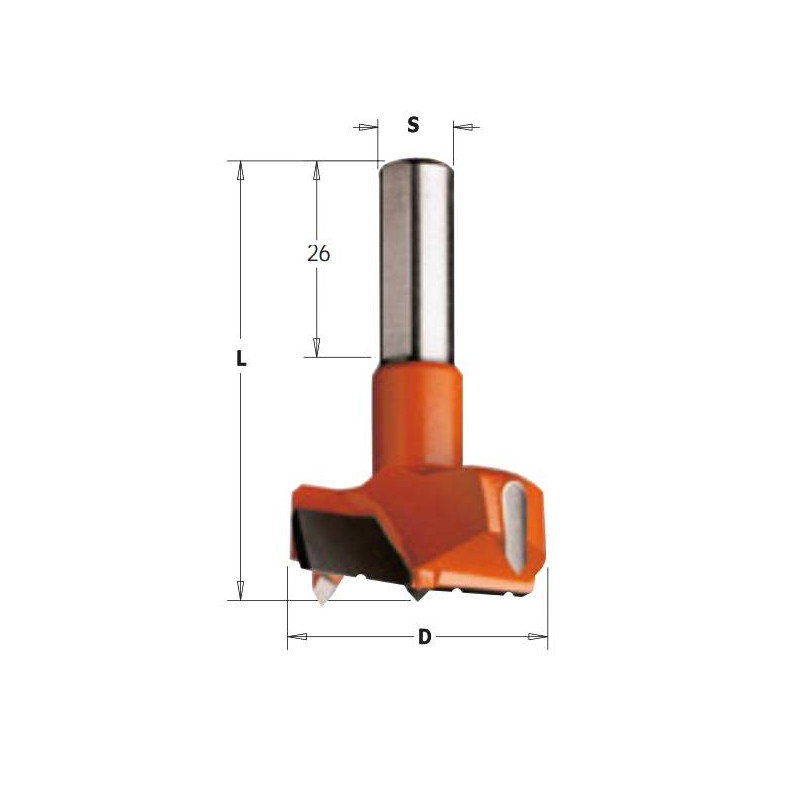 369.400.12C Wiertło puszkowe z łamaczem wi&oacute;ra CMT