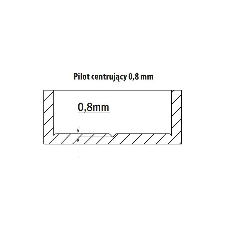 317.150.41 Wiertło puszkowe XTREME D-15 L-57,5 S-10X26 Z2+2 z łamaczem wi&oacute;ra RH CMT