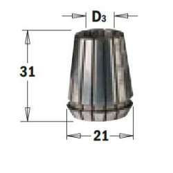 ER20D127 Tuleja zaciskowa CMT