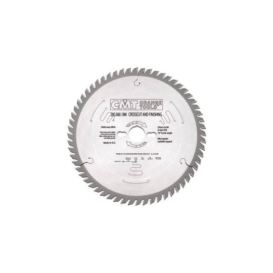 285.072.28M Piła tarcza do cięcia poprzecznego i wzdłużnego CMT