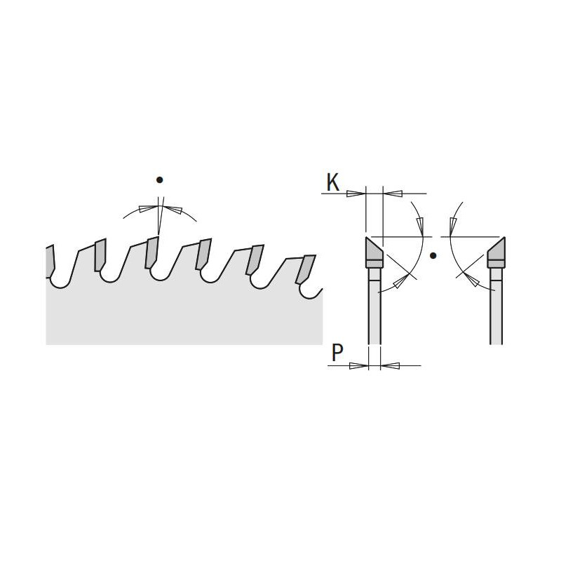 283.696.12M Piła tarcza HM D-300 Z-96 F-30 K/P-3,2/2,2 mm CMT
