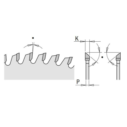 283.696.12M Piła tarcza HM D-300 Z-96 F-30 K/P-3,2/2,2 mm CMT