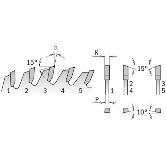 274.100.12M Piła tarcza do cięcia poprzecznego CMT