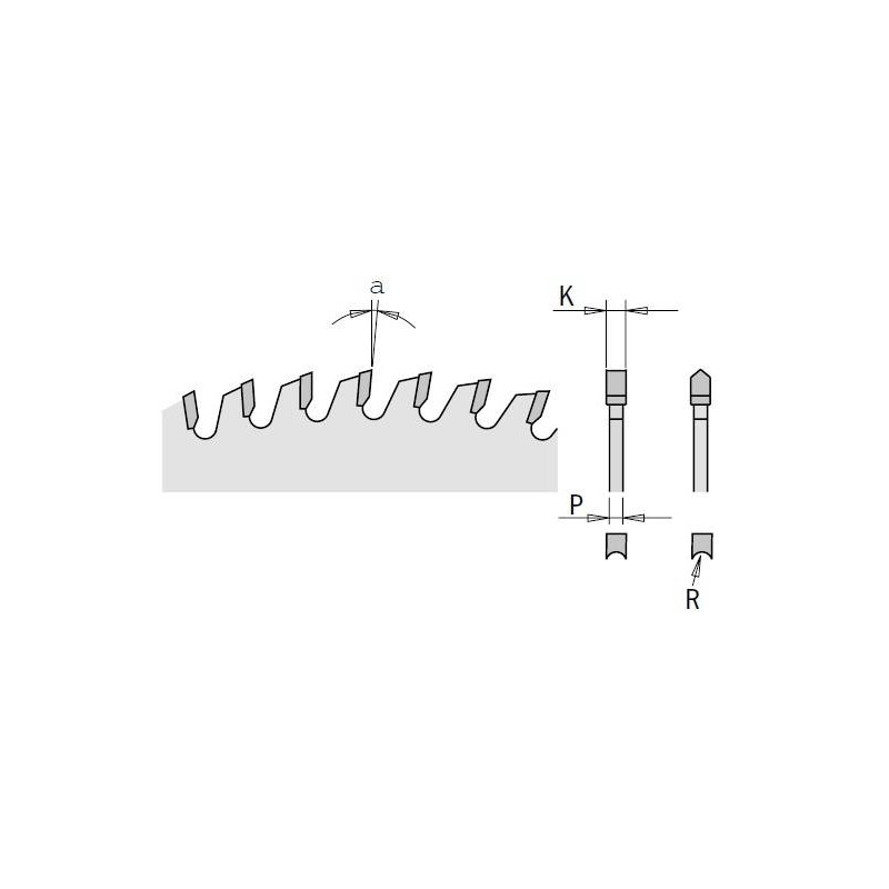 287.049.10M Piła tarcza do materiał&oacute;w dwustronnie laminowanych CMT