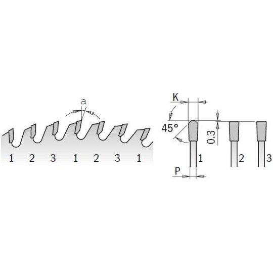 295.078.10M Piła tarcza wykończeniowa CMT