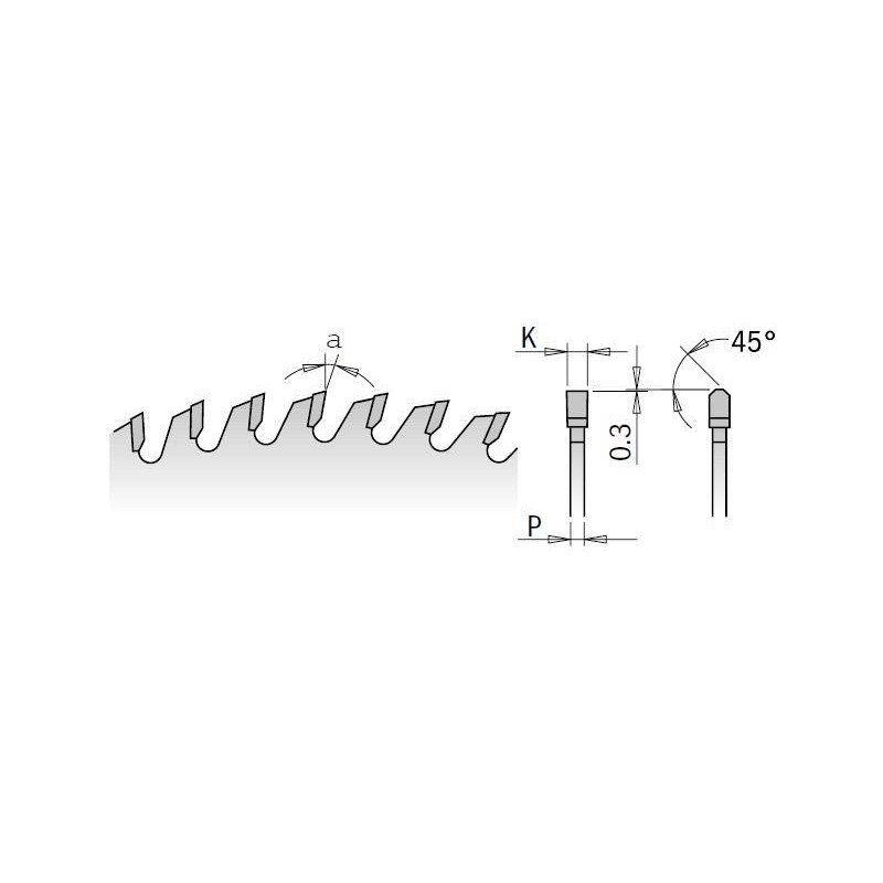 281.072.12M Piła tarcza HM D-300 F-30 Z-72 K-3,2/2,2 COMBI3 CMT