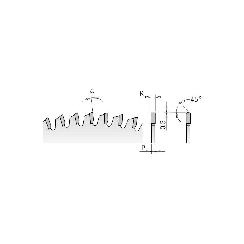 297.108.18M Piła tarcza HM D-450 F-30 Z-108 K/P-3,8/3,2 TCG -6NEG CMT