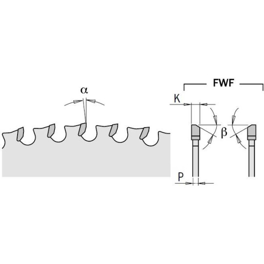 226.556.09M Piła tarcza przemysłowa do stali nierdzewnej CMT