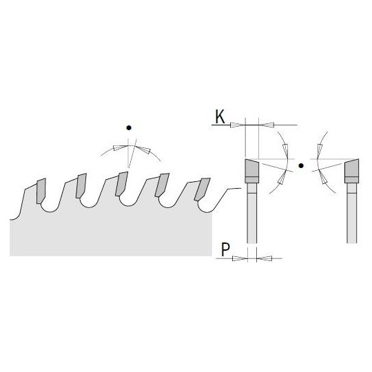 K21624M-X10 Piła tarcza konstruktorska CMT