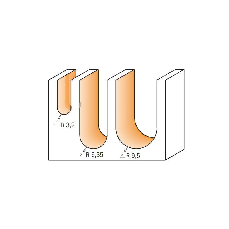 814.501.11 Zestaw frez&oacute;w HW S-12,7 CMT
