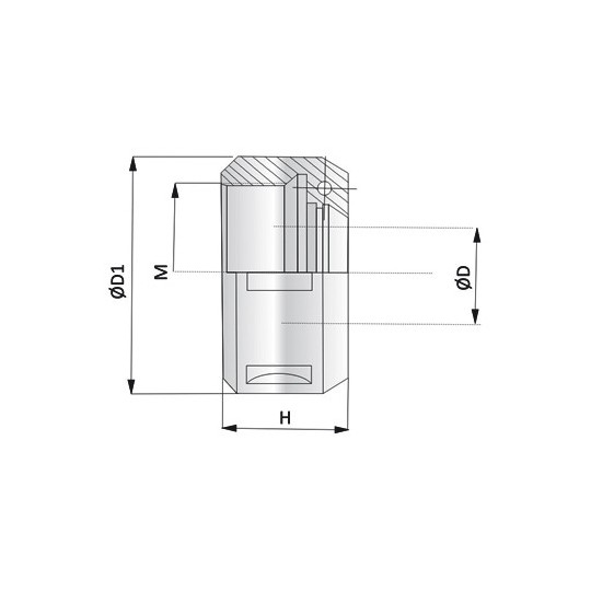 925GHROS Nakrętka łożyskowana CMT