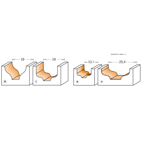 965.504.11 Frez dekoracyjny CMT