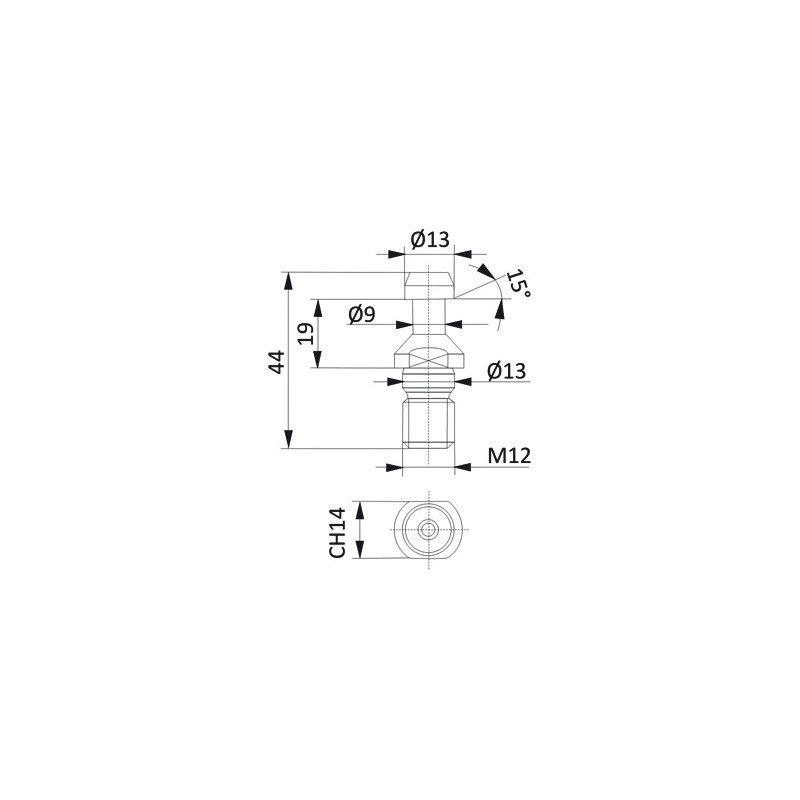 Końc&oacute;wka do uchwyt&oacute;w ISO