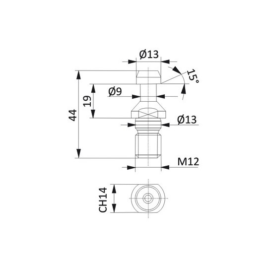 Końc&oacute;wka do uchwyt&oacute;w ISO