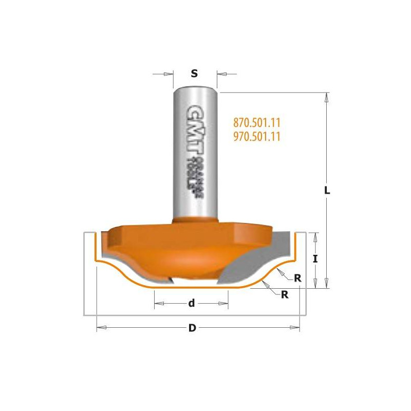 970.501.11 Frez dekoracyjny CMT