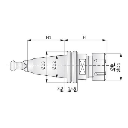 Uchwyt ISO30 Uchwyt ISO30