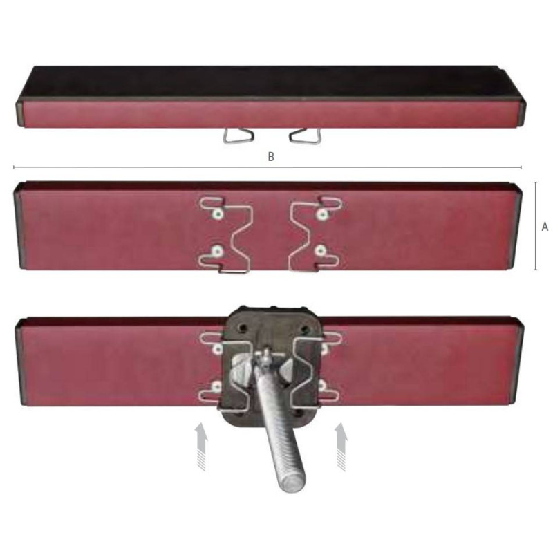 P34037 Nakładka antypoślizgowa (długa) 6x35 cm PIHER