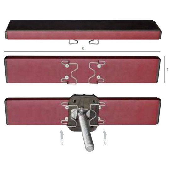 P34037 Nakładka antypoślizgowa (długa) 6x35 cm PIHER