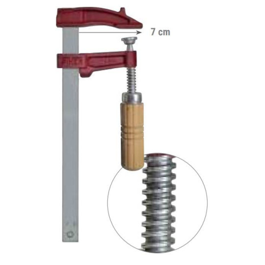 P02025 Ścisk stolarski M PIHER