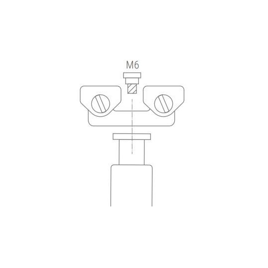Docisk do rur do ścisku spawalniczego do ścisku P19100 - PIHER P19114
