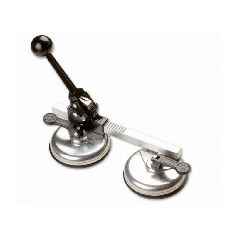 Przyssawka z mechanizmem zapadkowym podw&oacute;jna