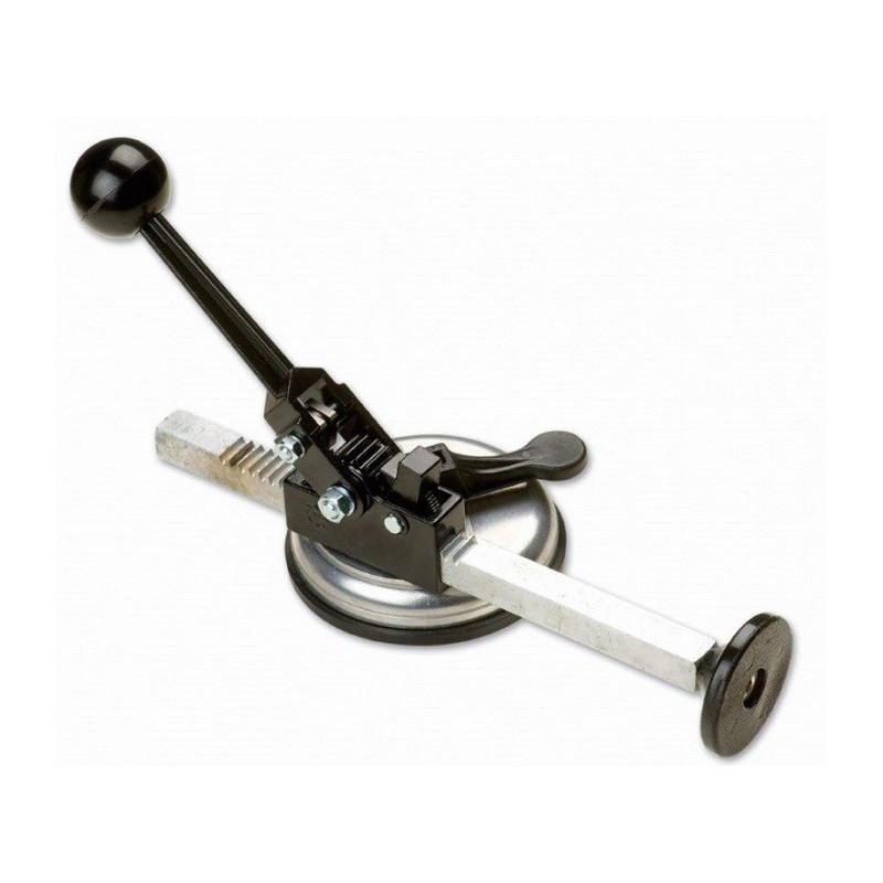 Przyssawka z mechanizmem zapadkowym kątowa