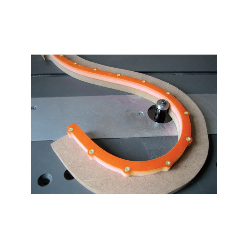 Elastyczny szablon do frezowania