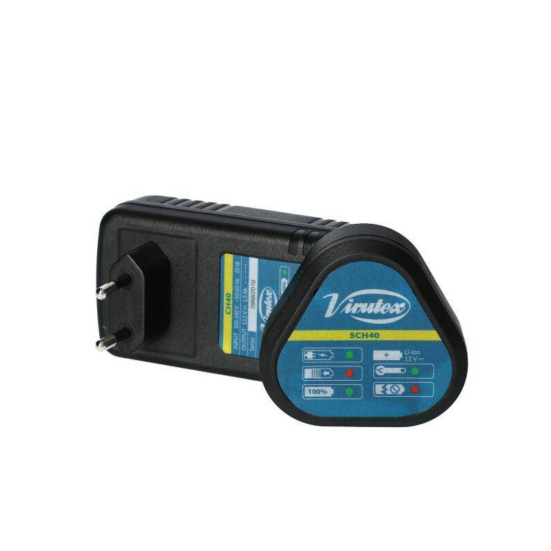 ATB40 Wkrętarka 12V/1.5 Ah + 2 szt bateria 1.5 Ah VIRUTEX