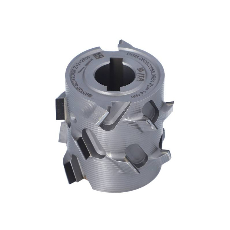 DGM.060020055.0RB4 Głowica DIA D-60 l-55 F-20+2CH LN Z-2+2 (14) H-4,5 RH podfr. g&oacute;rne CEHISA ITA TOOLS