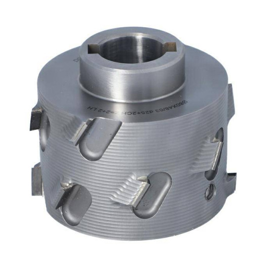 DGM.070025048.0RA4 Głowica DIA D-70 I-48 d-25+2CH LN Z-2+2 (12) H-4,5 RH bez podfr. + kołnierz Hebrock ITA TOOLS