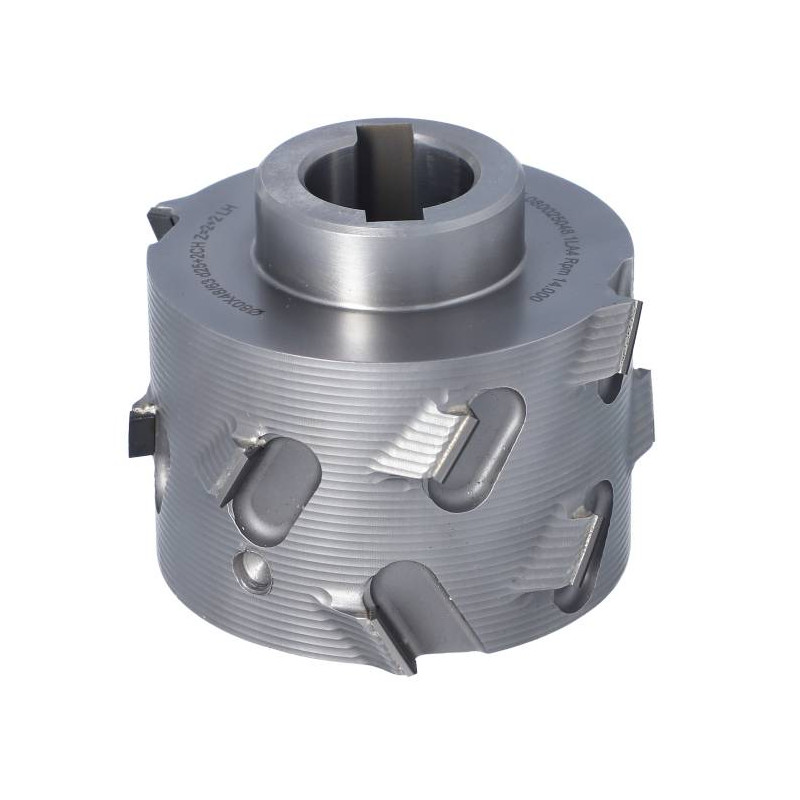 DGM.070025048.0RA4 Głowica DIA D-70 I-48 d-25+2CH LN Z-2+2 (12) H-4,5 RH bez podfr. + kołnierz Hebrock ITA TOOLS